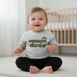 Tee-shirt Enfant "Mission Dodo" - Gris 2/4ans