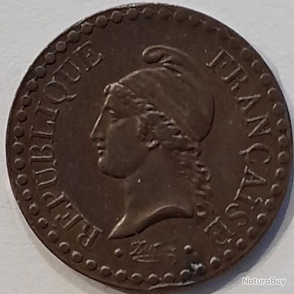 PIECE DE MONNAIE FRANCE 1 CENTIME  Dupr� IIe r�publique 1849 A Qualit�