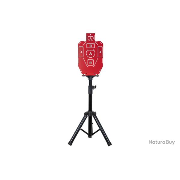 Cible Et Porte Cible Metal Rouge