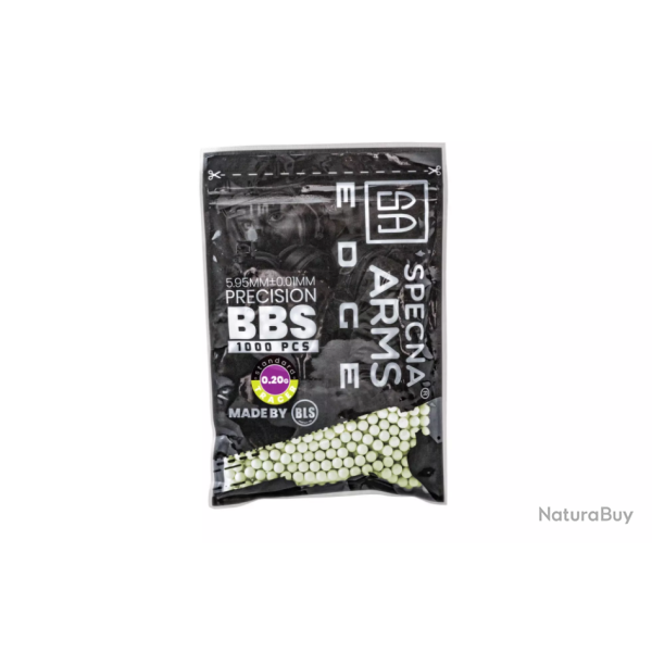 Billes 0.20G Tracantes Vertes Edge En Sachet De 1000 Pcs