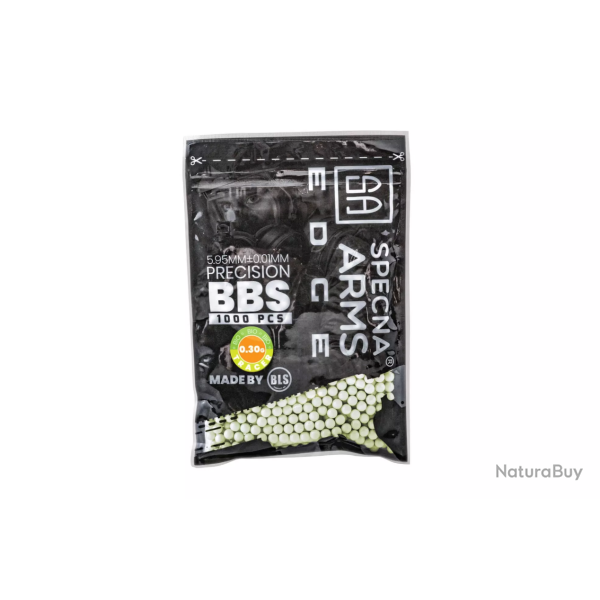 Billes Bio 0.30G Tracantes Vertes Edge En Sachet De 1000 Pcs