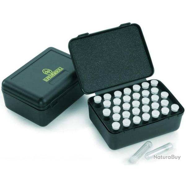 BOITE DE RANGEMENT DOSETTES A POUDRE 33 DOSETTES 6.5G / 100 GR