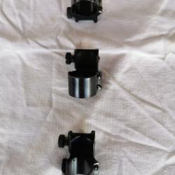 colliers Weaver pour montage lunette diam 25.4 mm