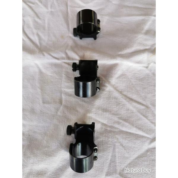 colliers Weaver pour montage lunette diam 25.4 mm