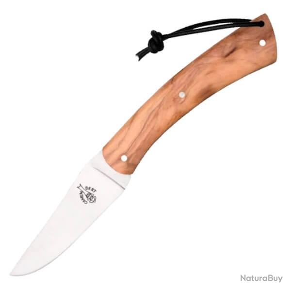 Couteau Camembert Sauveterre Pitchou plein manche olivier 11cm