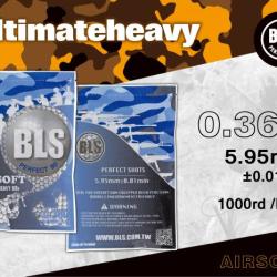 Billes biod&eacute;gradables BLS 0,36g - Sachet de 1000 billes Carton 40 Sachets 1000rds - BIO - 0.36g BLS