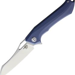 Couteau Bestech Platypus Lame Acier D2 Manche G10 Bleu-Gris Linerlock BTKG28A