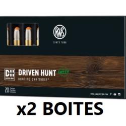 Vente Group&eacute;e! 40 Balles RWS Driven Hunt Green calibre 308win
