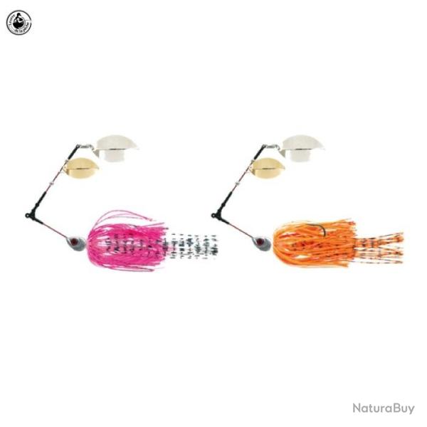 Leurre Spinnerbait Delalande Spinner Flex Trailer 10g Rose