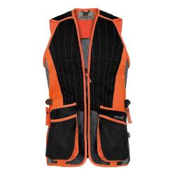 Prix de d&eacute;part &agrave; 1� !! Gilet Ball Trap Evo Percussion Noir et Orange Taille L