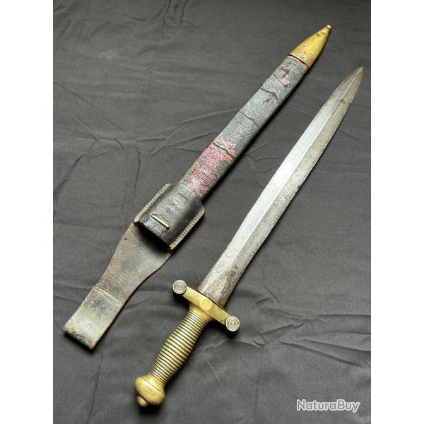 Glaive fran�ais mod�le 1831 monomatricule - Manufacture Royale de Klingenthal Mai 1839