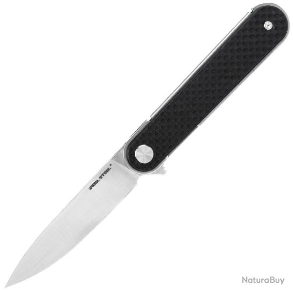 Couteau pliant Real Steel Iris Flipper Carbone et G10