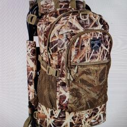 Pro hunt sac a dos siege ghost camo wet and colors