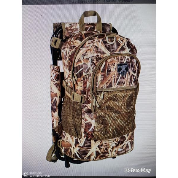 Pro hunt sac a dos siege ghost camo wet and colors