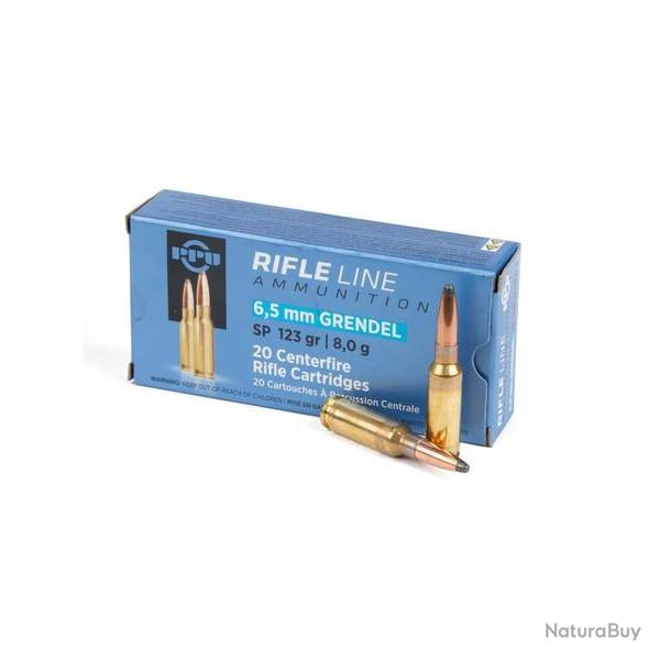 Lot de 200 munitions PPU 6.5 Grendel - 120-Grs. HP BT