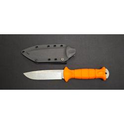 Wildsteer MT55 Couteau &agrave; lame fixe tactique Manche Orange OTAMB15113EK