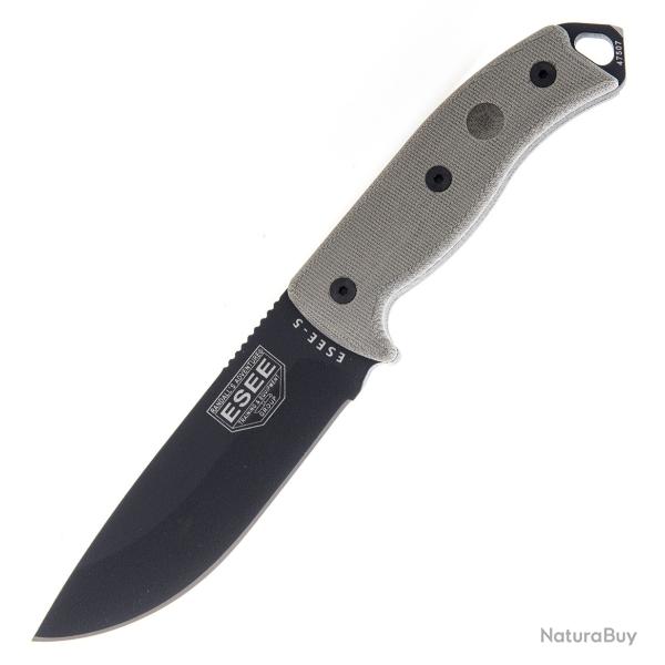 Couteau fixe outdoor ESEE Mod�le 5 5P-BK