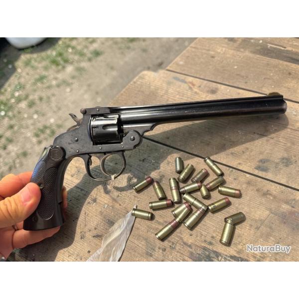 revolver harrington and richardson mod�le target premier calibre 22 long rifle. �tat neuf