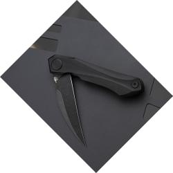 Couteau Bestech Ivy Lame Acier 14C28N Manche G10 Noir Liner Lock BTKG59E