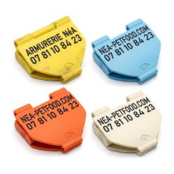 Attache antenne collier GARMIN personnalis&eacute;e BLEU
