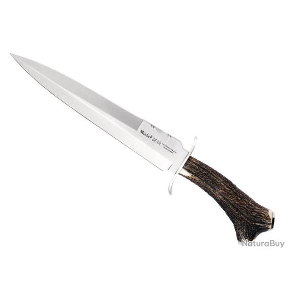 Dague de chasse Muela Bear manche bois de cerf