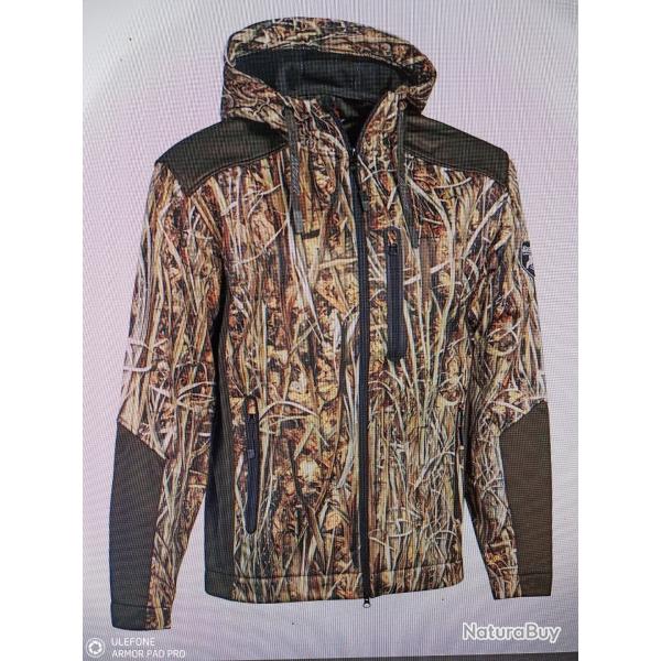 Pro hunt blouson zipp� wolf new ghost camo wet and colors