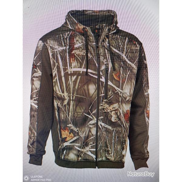 Pro hunt blouson wolf enfant ghost camo wet and colors