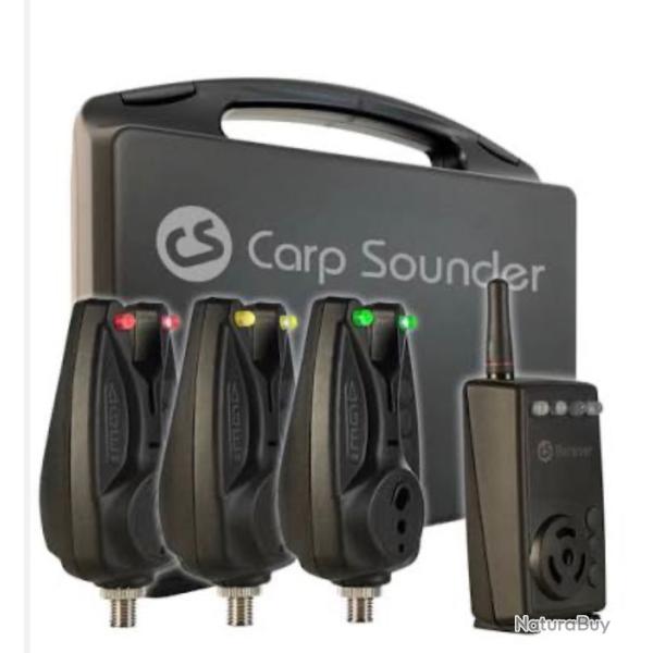 COFFRET CARPSOUNDER AGE ONE 3 D�TECTEURS + CENTRALE