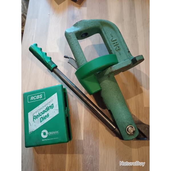 PRESSE RCBS JR3 AVEC OUTILLAGE 357