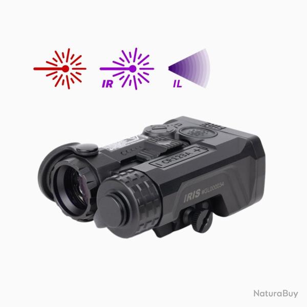 Module Laser IRIS-RD3 - Rouge/IR/Illuminateur + Switch