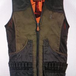 Percussion gilet chasse savane r&eacute;versible ghost camo