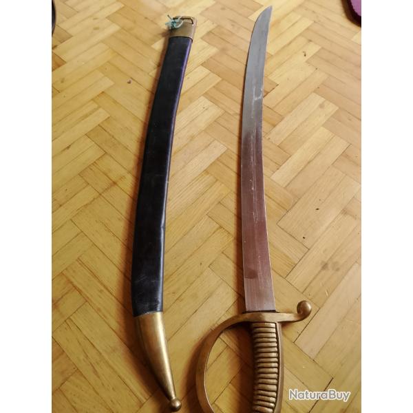 Sabre d'infanterie briquet reproduction 72 cm