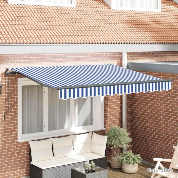 Auvent R�tractable Bleu 300 x 200 cm tissu