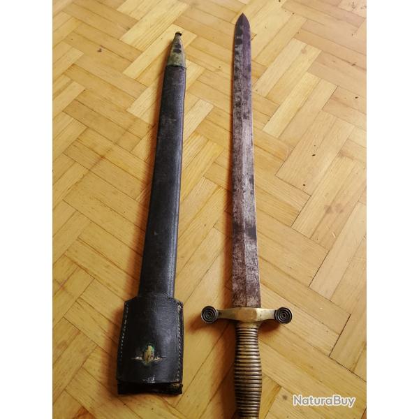 Glaive d'infanterie de 1831 avec fourreau en �tat convenable