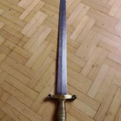 Glaive de pompier 1855 tr&egrave;s bon &eacute;tat sans fourreau 60 cm