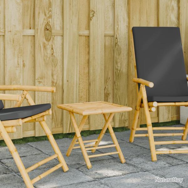 Table de pliable 45x45x45 cm bambou