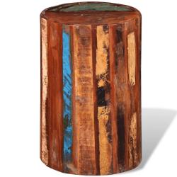 Tabouret Bois de r&eacute;cup&eacute;ration massif