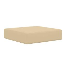 Coussin si&egrave;ge ext&eacute;rieur polyester beige 40x40x8 cm mousse confortable