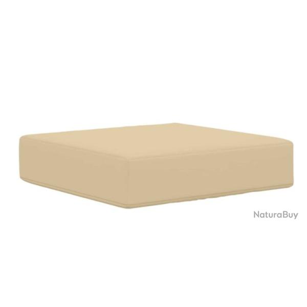 Coussin si�ge ext�rieur polyester beige 40x40x8 cm mousse confortable