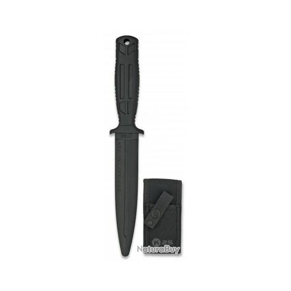Couteau d'entra�nement caoutchouc noir - K25