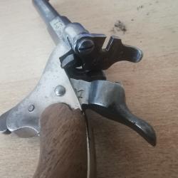 Petit pistolet de cycliste ann&eacute;es 1900 calibre 6 mm annulaire ou 22 bosquette rf..