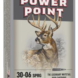 Cartouches Winchester Power Point Cal.30-06 180 Grs 11.66G