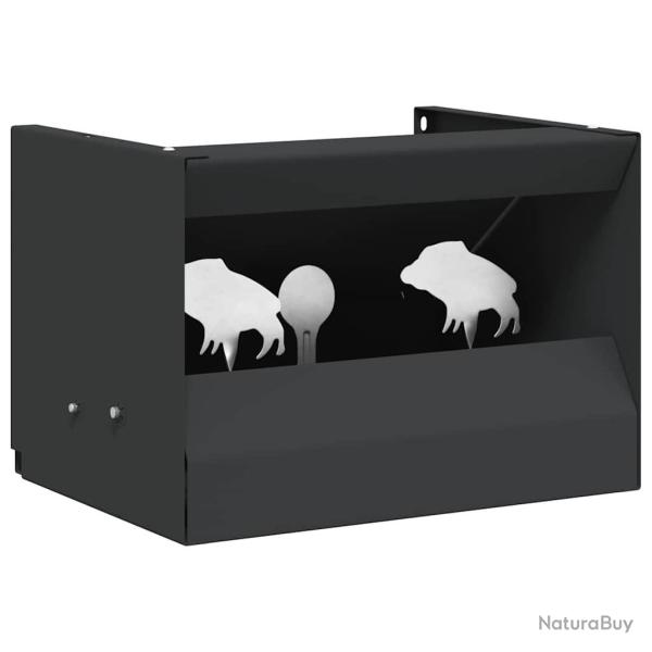 Bo�te de Pi�ge � Balles Noir 29 x 22 x 20 cm Acier