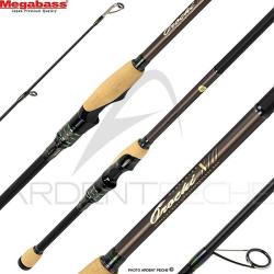 1� sans prix de r&eacute;serve  ! Canne spinning MEGABASS Orochi X10 F3 1/2 70 XTS Jadepython 2 brins