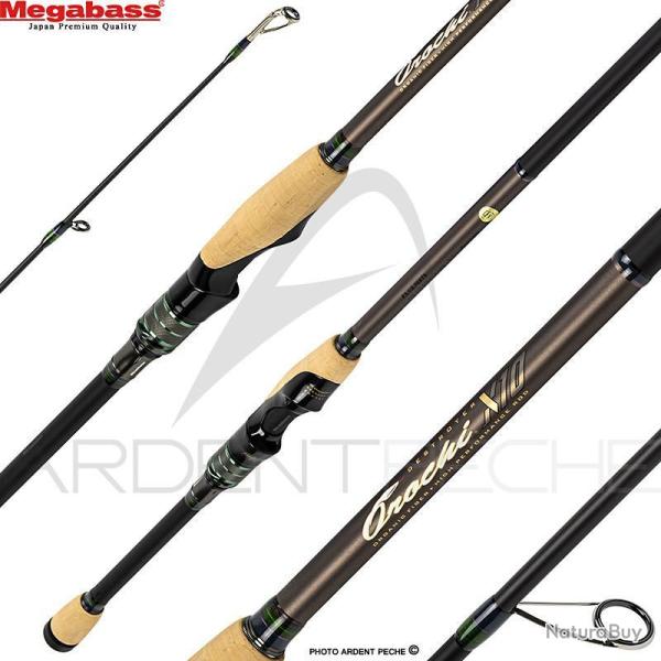 1� sans prix de r�serve  ! Canne spinning MEGABASS Orochi X10 F3 1/2 70 XTS Jadepython 2 brins