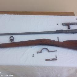 Fusil gras calibre 24 1866 74