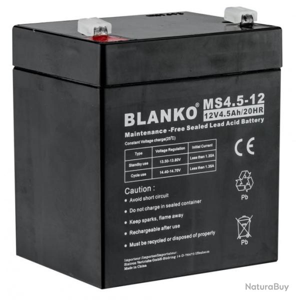 BATTERIE RECHARGEABLE MS4,5-12 12 VOLTS POUR AGRAINOIR GAMME FEEDER