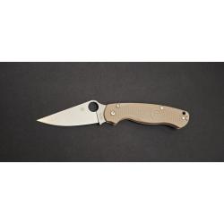 Spyderco Paramilitary 2 Lightweight CPM 15V Brown FRN Sprint Run SPC81PBN15V2