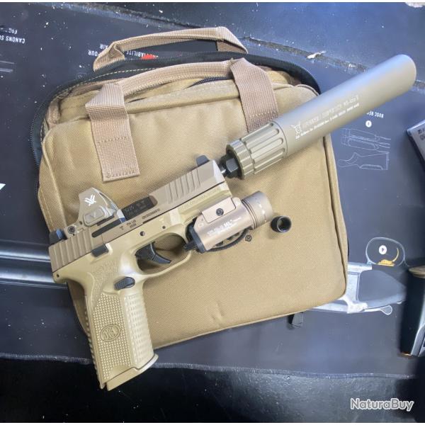 Pack FN509T FDE + Streamlight TLR + Defender ST + Wissen - 9x19