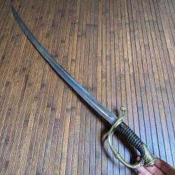 SABRE MODELE 1821  D'OFFICIER D'INFANTERIE PAR COULAUX A KLINGENTHAL VERS 1850